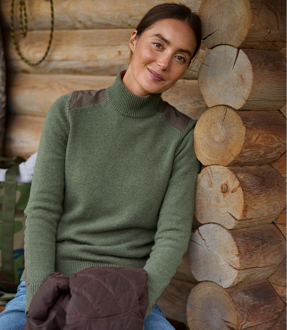 Women's Maine Guide Lightweight Lambswool Sweater - Image 6