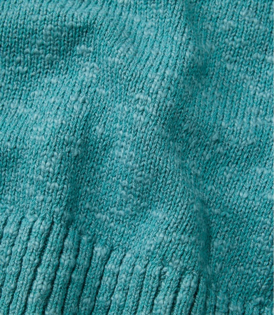 Women's Cotton Ragg Sweater, Crewneck Fair Isle - Image 5