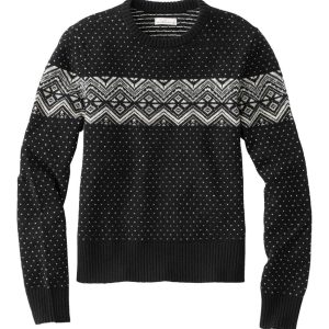 Women's Signature Camp Merino Wool Sweater, Pullover Novelty