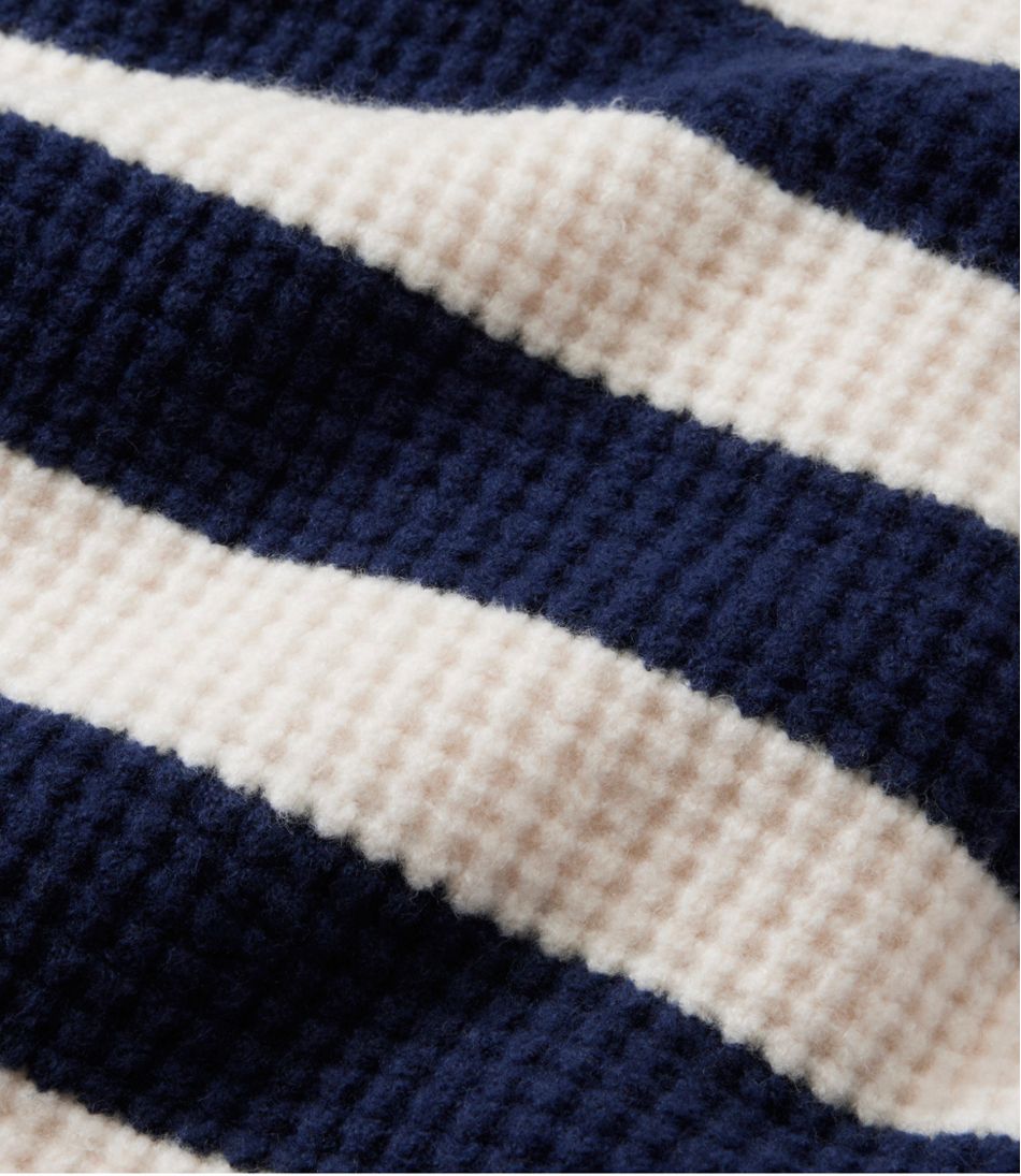 Women's SuperSoft Waffle Sweater, Polo Stripe - Image 5