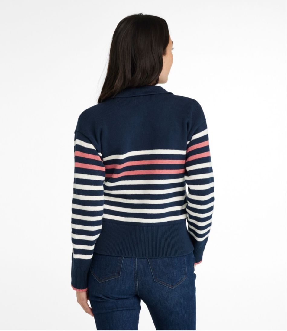Women's Signature Original Cotton Sweater, Polo - Image 3