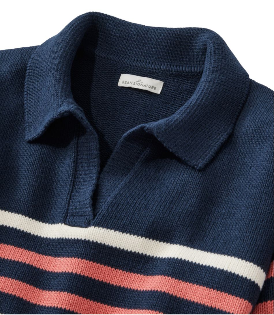 Women's Signature Original Cotton Sweater, Polo - Image 4