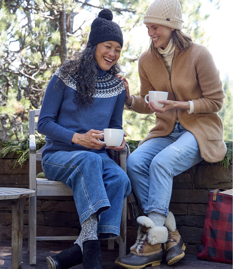 Women's SuperSoft Waffle Sweater, Coatigan - Image 6