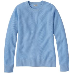 Women's Classic Cashmere Textured Sweater, Crewneck