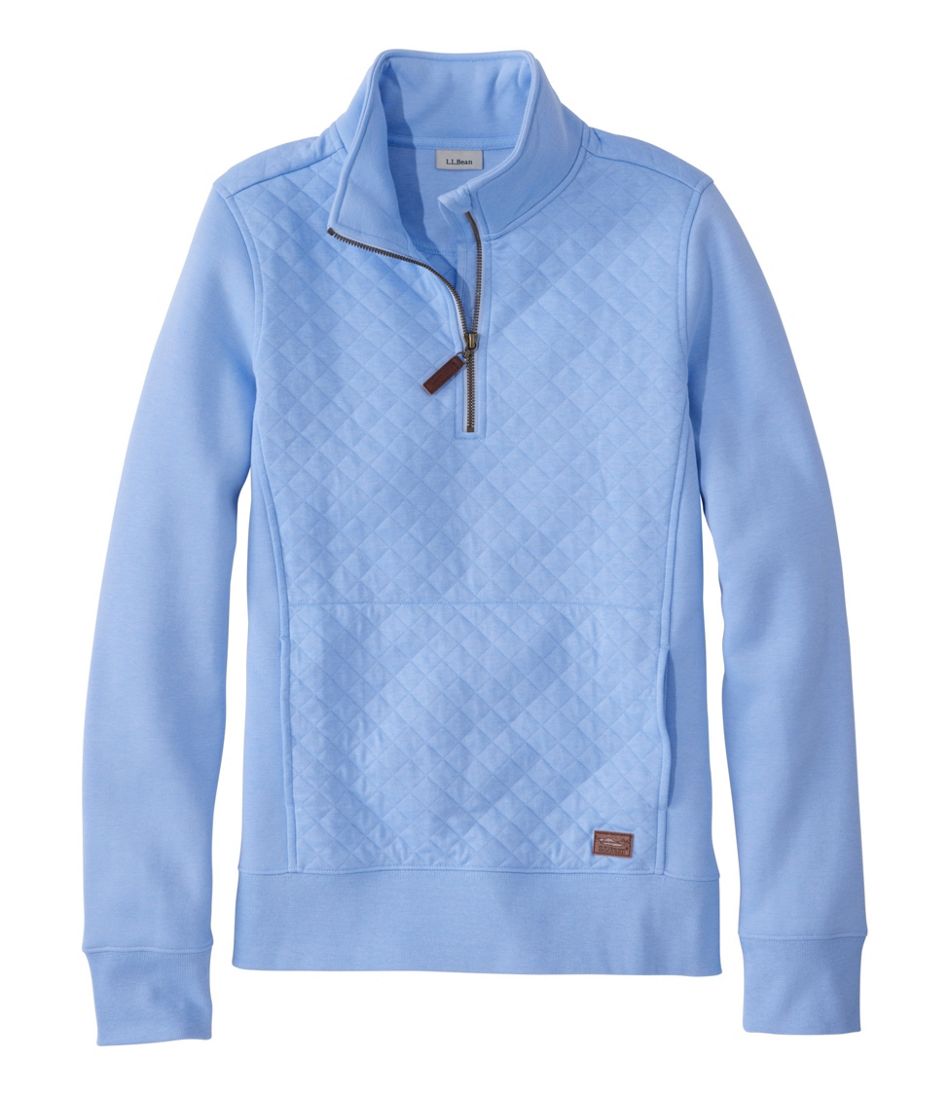 Women's Quilted Quarter-Zip Pullover