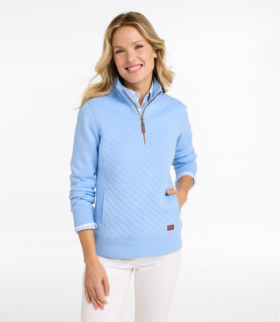 Women's Quilted Quarter-Zip Pullover - Image 2