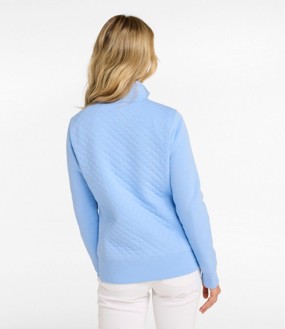 Women's Quilted Quarter-Zip Pullover - Image 3
