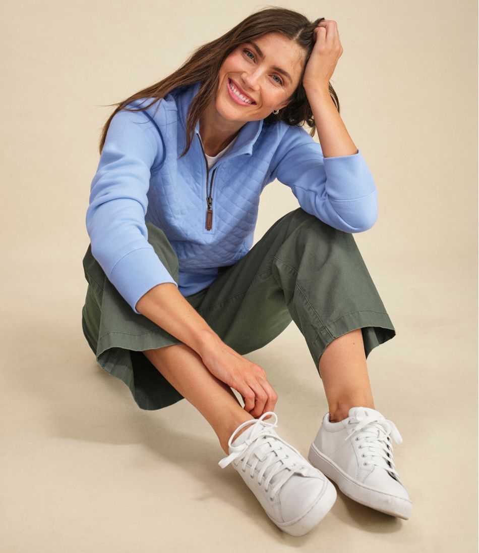 Women's Quilted Quarter-Zip Pullover - Image 6