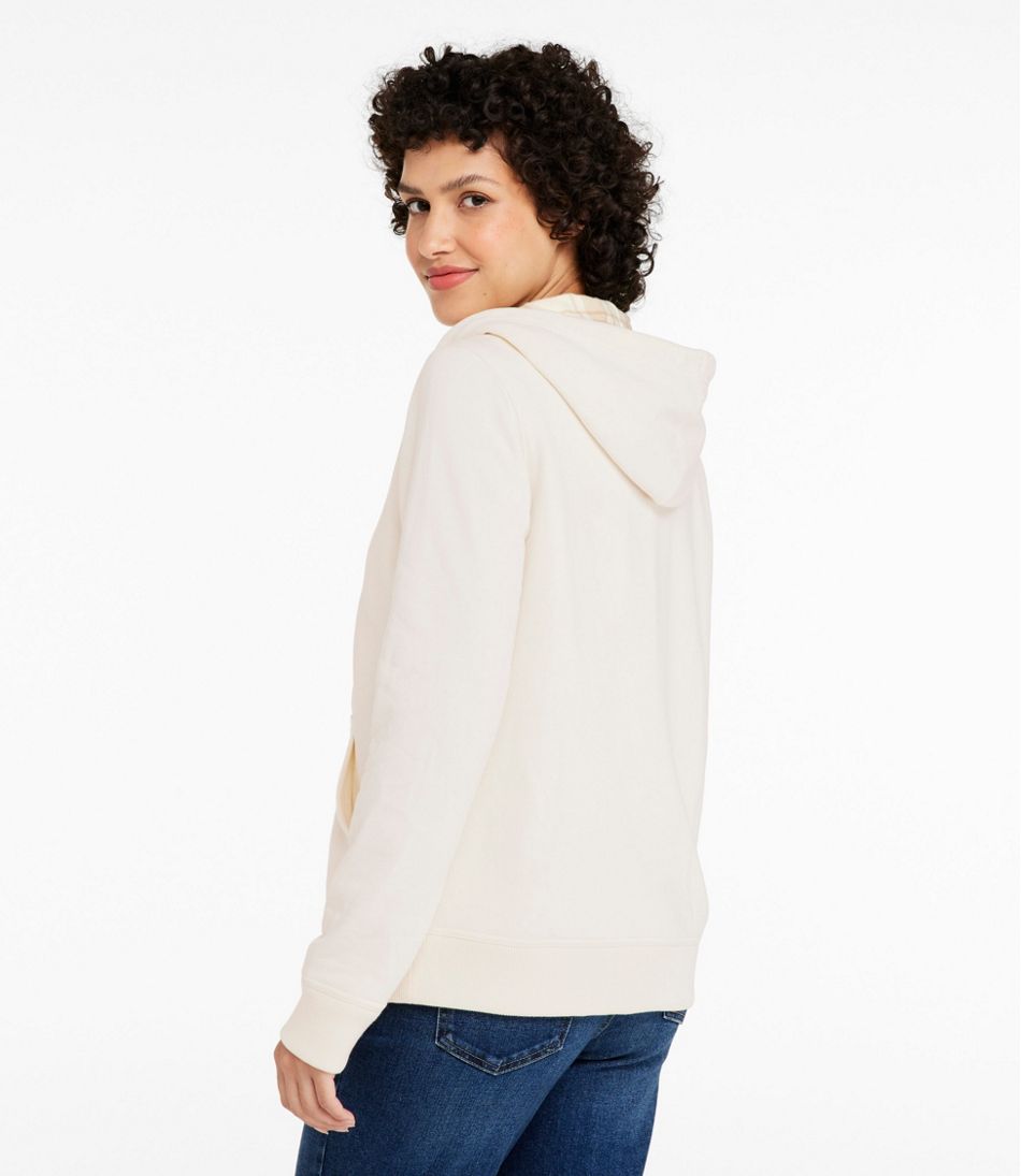 Women's L.L.Bean 1912 Sweatshirt, Flannel-Lined Hoodie - Image 3