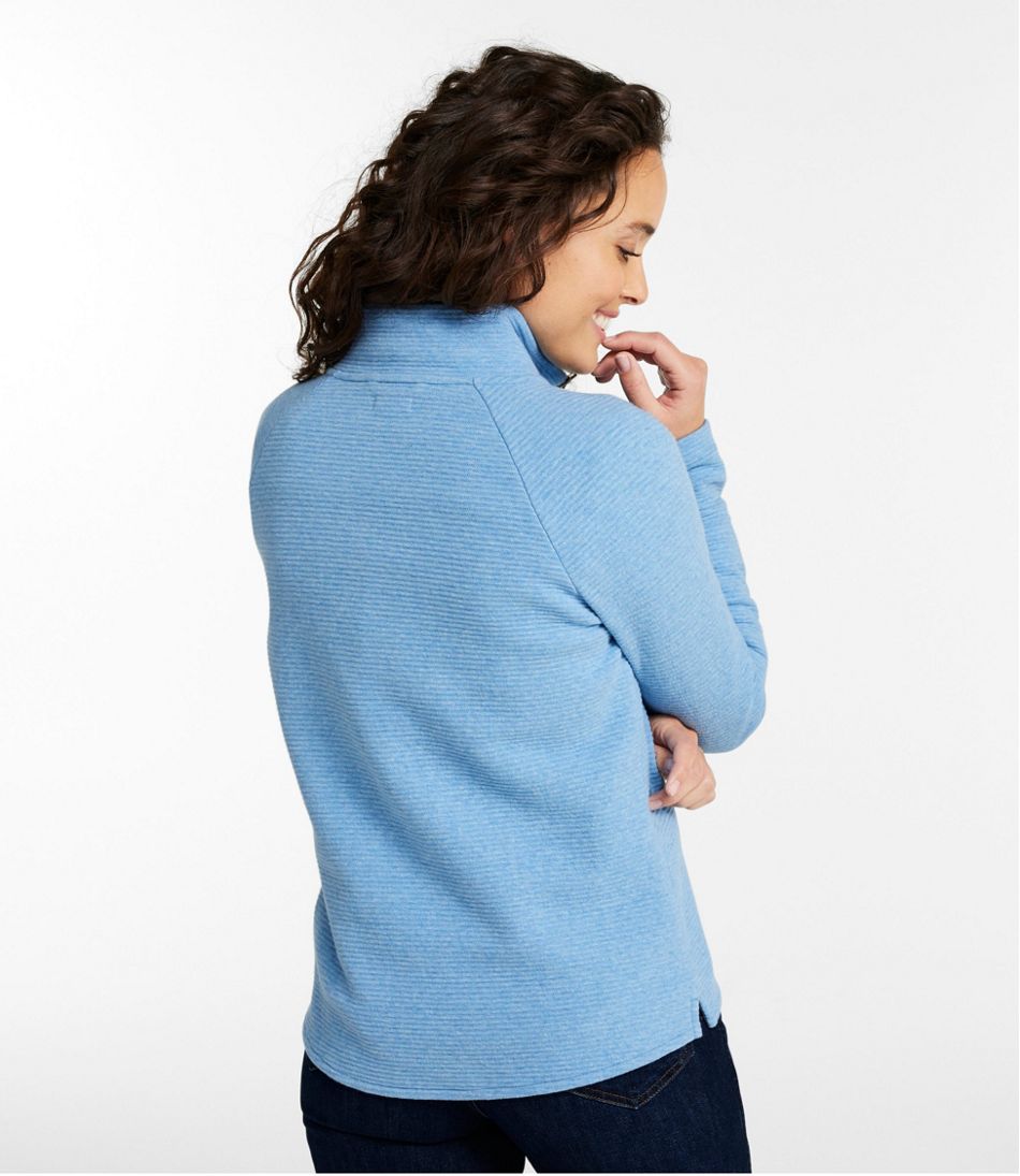 Women's Lakewashed Double-Knit Quarter-Snap - Image 3