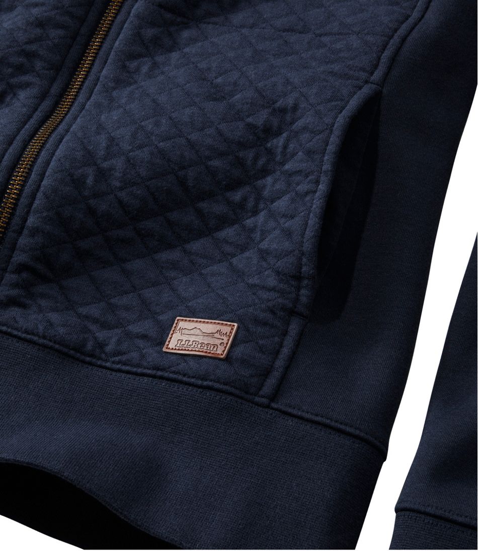 Women's Quilted Full-Zip Sweatshirt - Image 4