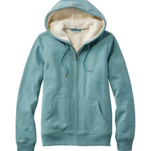 Women's L.L.Bean 1912 Sweatshirt, Sherpa-Lined Hoodie