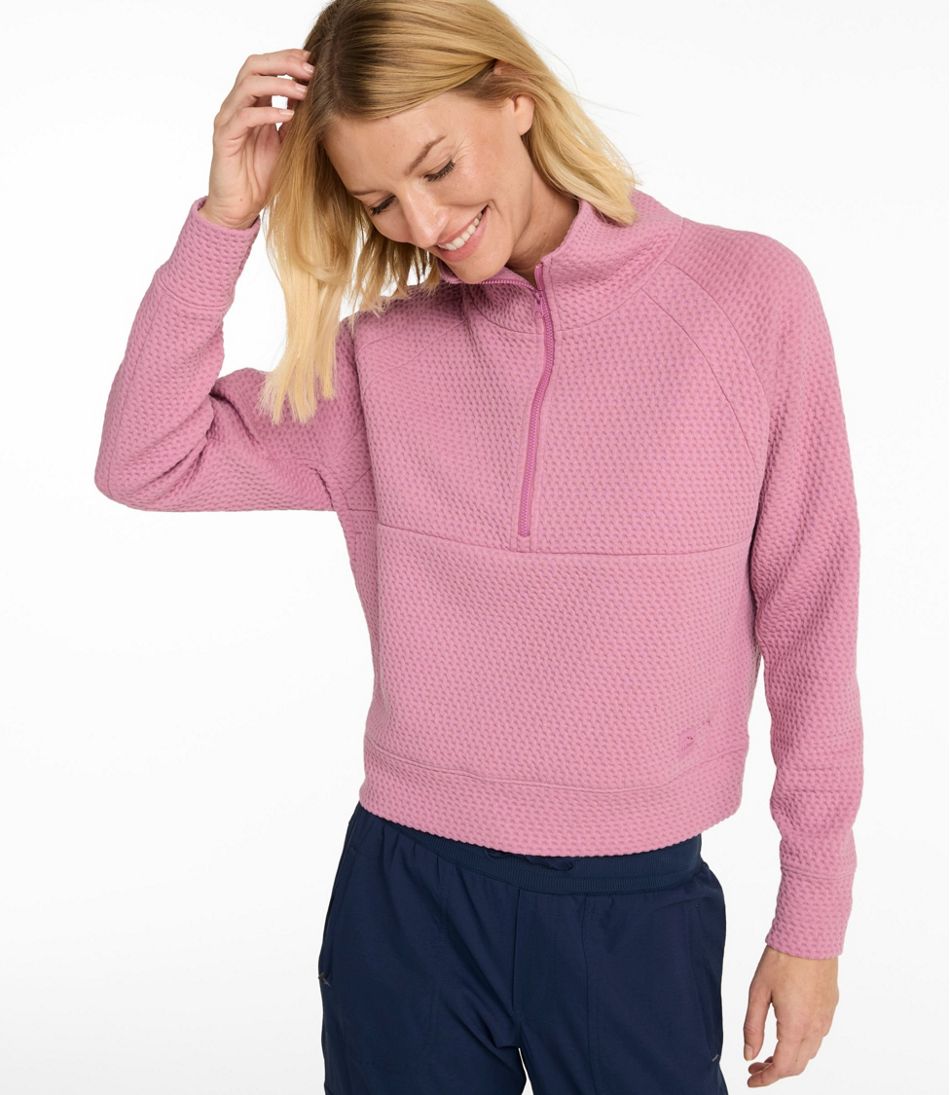 Women's Ridgeknit Half-Zip Pullover, Oversized - Image 2