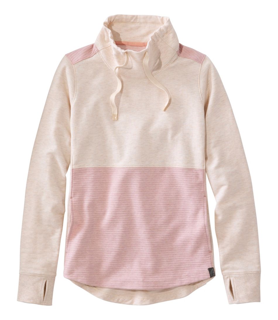 Women's Bean's Cozy Mixed Knits Pullover, Colorblock