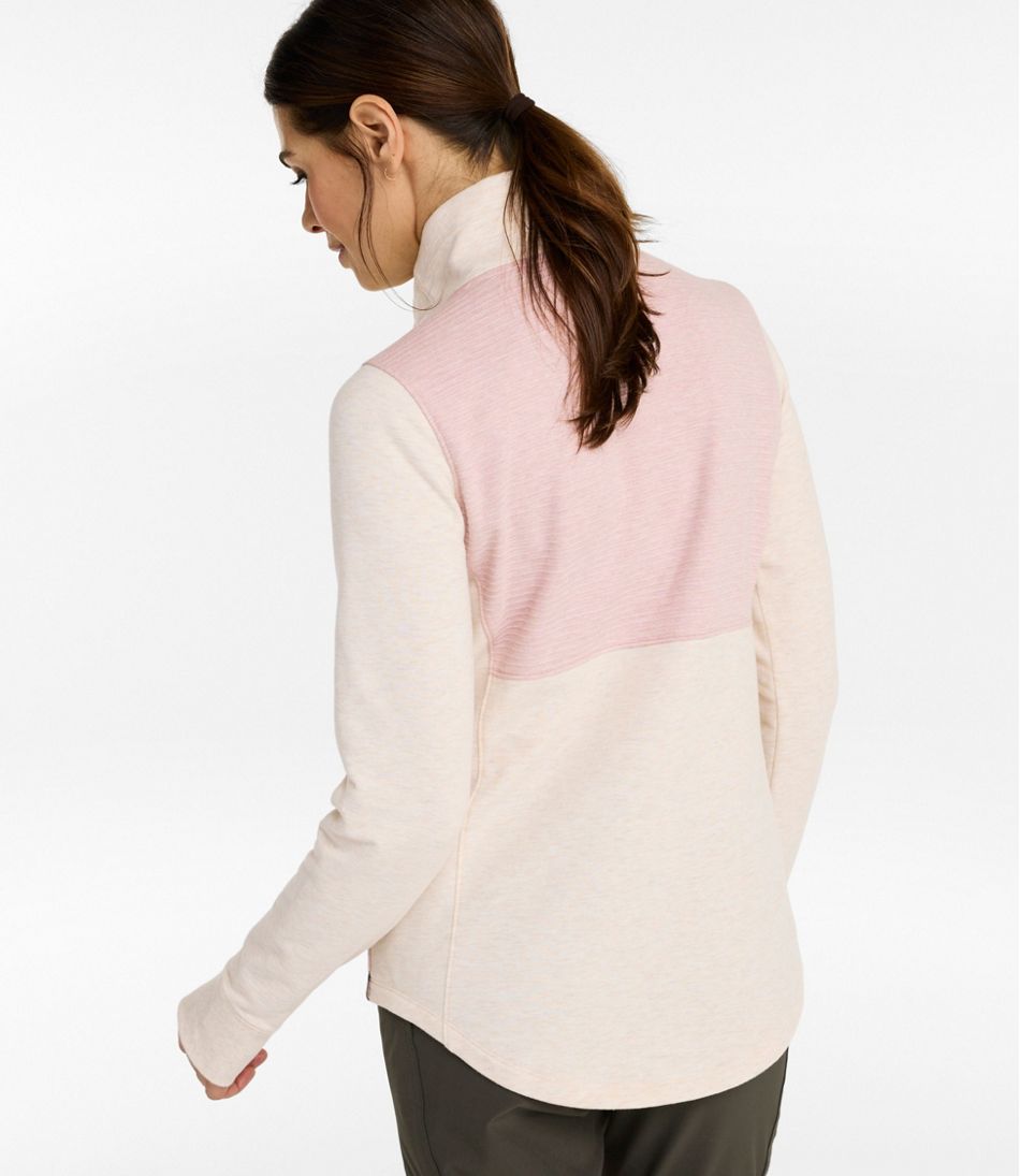 Women's Bean's Cozy Mixed Knits Pullover, Colorblock - Image 3