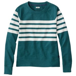 Women's Peaks Island Crewneck, Stripe