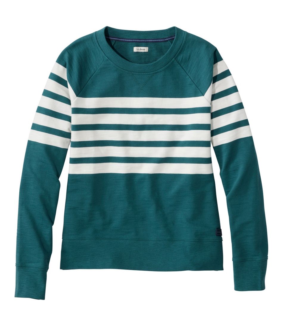 Women's Peaks Island Crewneck, Stripe