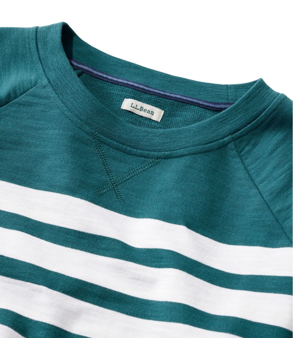 Women's Peaks Island Crewneck, Stripe - Image 4