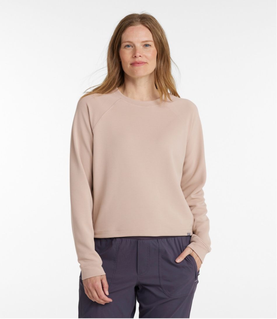 Women's VentureStretch Ottoman-Rib Pullover, Cropped - Image 2