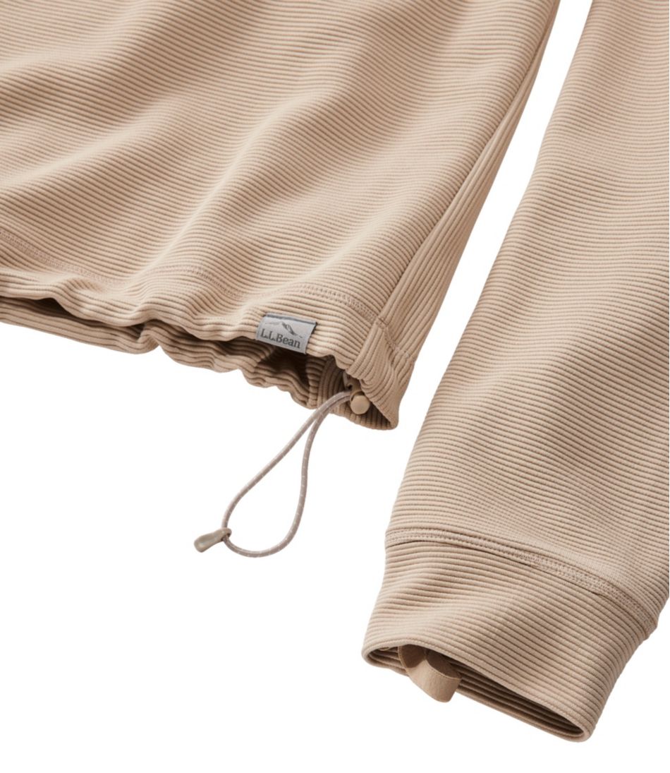 Women's VentureStretch Ottoman-Rib Pullover, Cropped - Image 4
