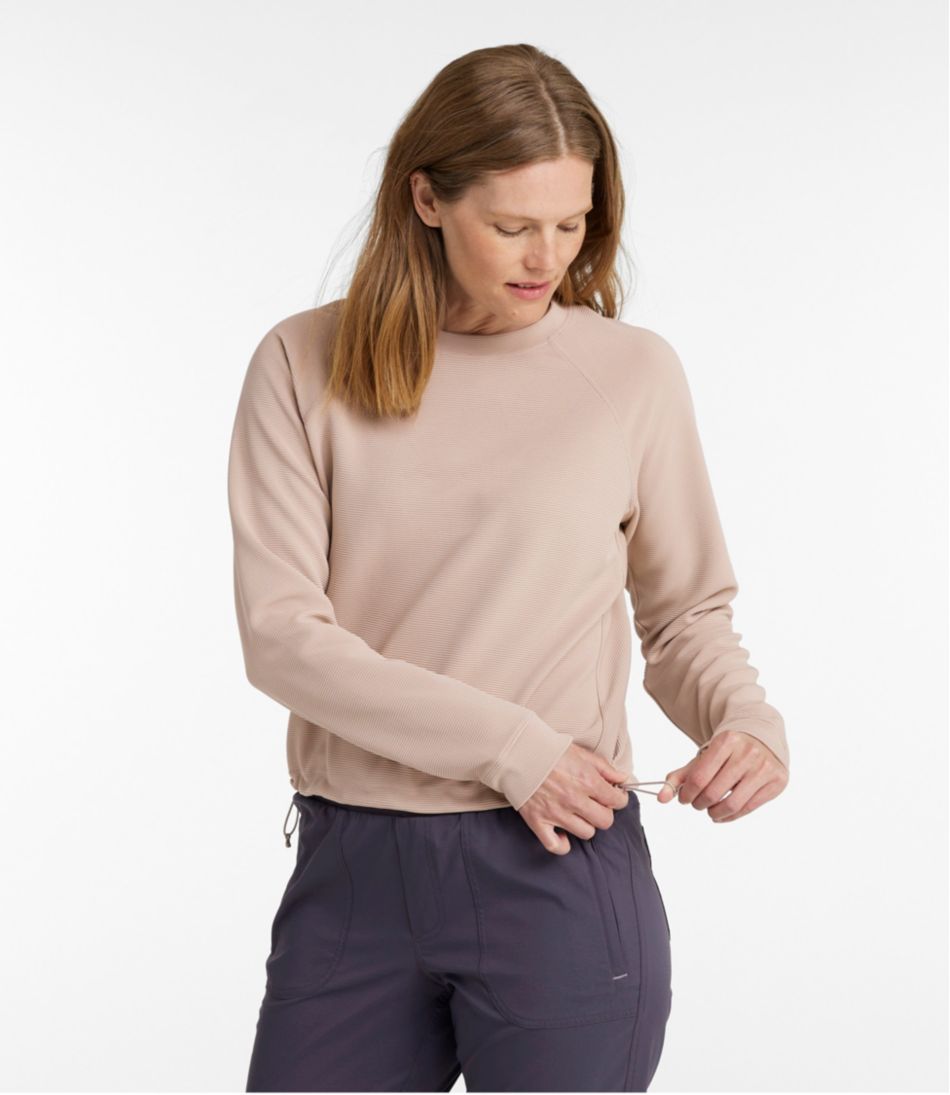 Women's VentureStretch Ottoman-Rib Pullover, Cropped - Image 6