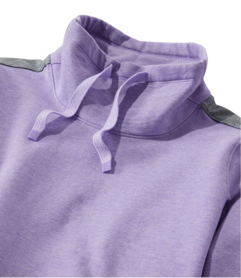 Women's L.L.Bean Cozy Mixed-Knit Pullover, Colorblock - Image 4