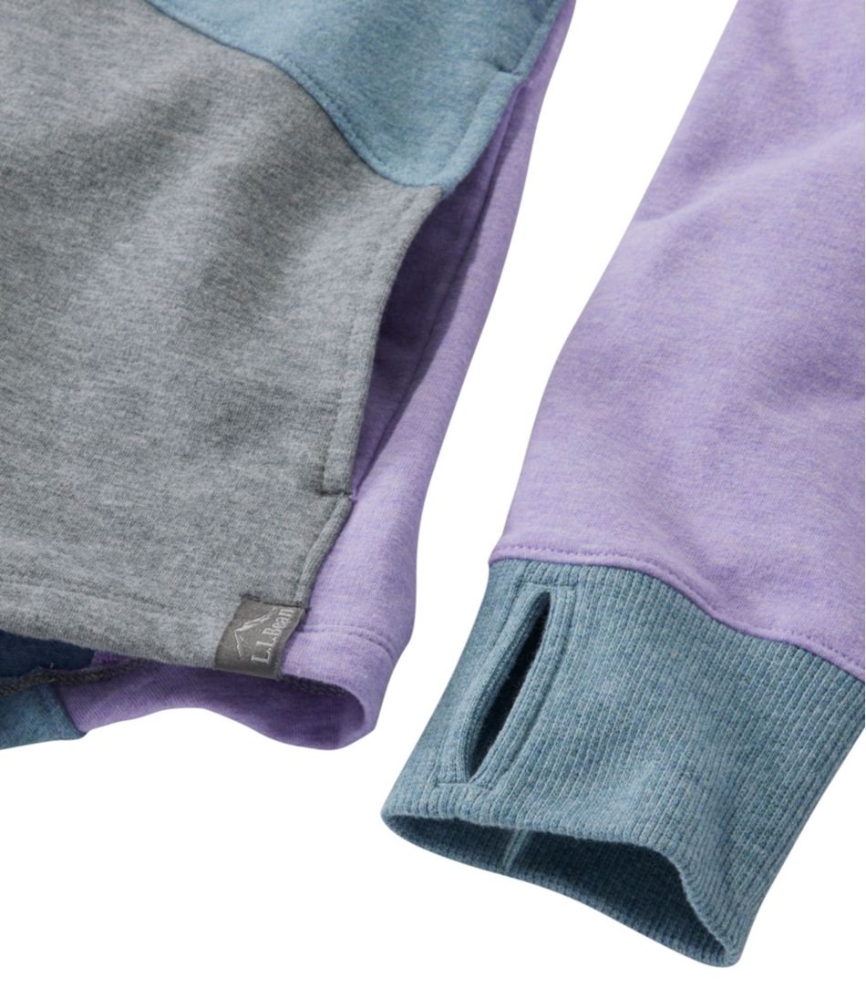 Women's L.L.Bean Cozy Mixed-Knit Pullover, Colorblock - Image 5