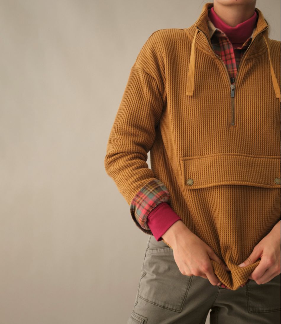 Women's Birchwood Brushed Waffle Anorak - Image 6