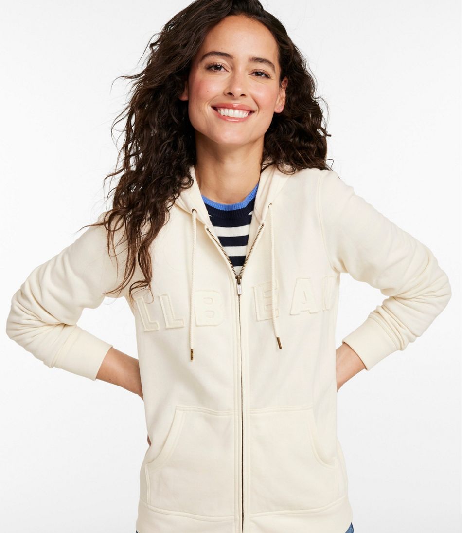 Women's L.L.Bean 1912 Sweatshirt, Full-Zip Hooded Logo - Image 2