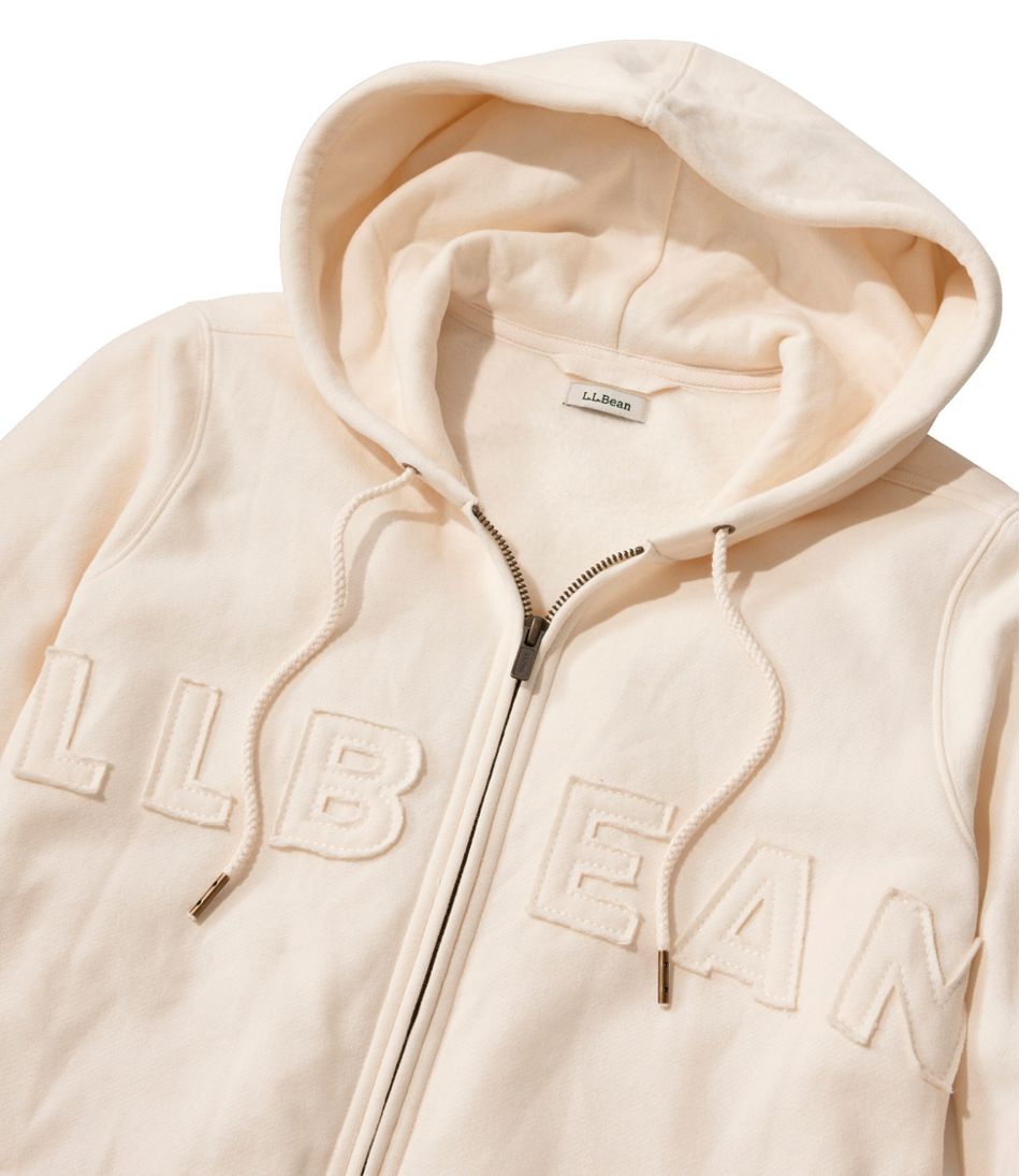 Women's L.L.Bean 1912 Sweatshirt, Full-Zip Hooded Logo - Image 4