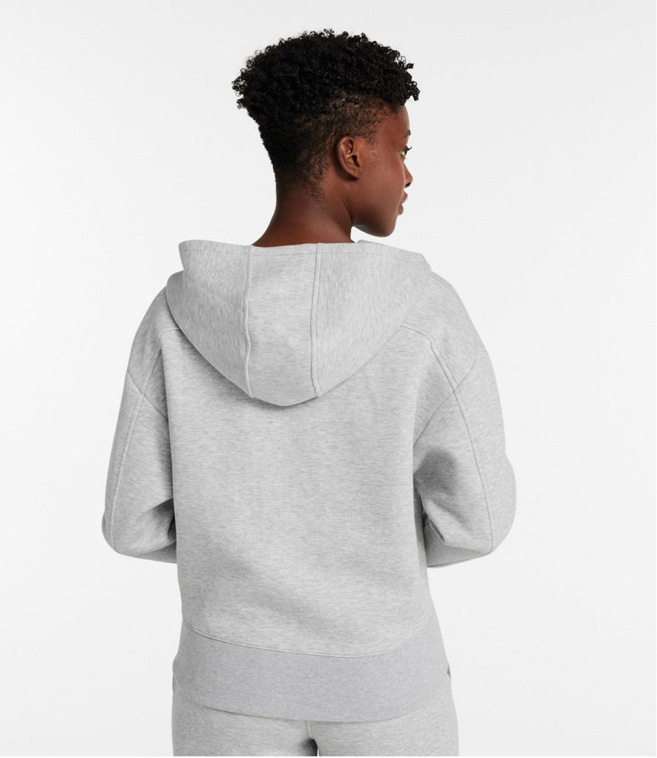 Women's Multisport Lifestyle Hoodie, Oversized Full-Zip - Image 3