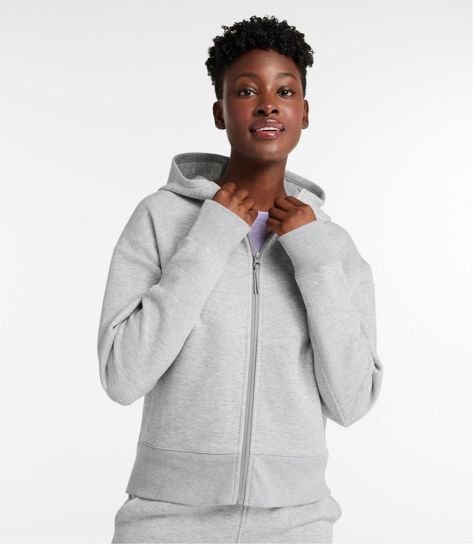 Women's Multisport Lifestyle Hoodie, Oversized Full-Zip - Image 5
