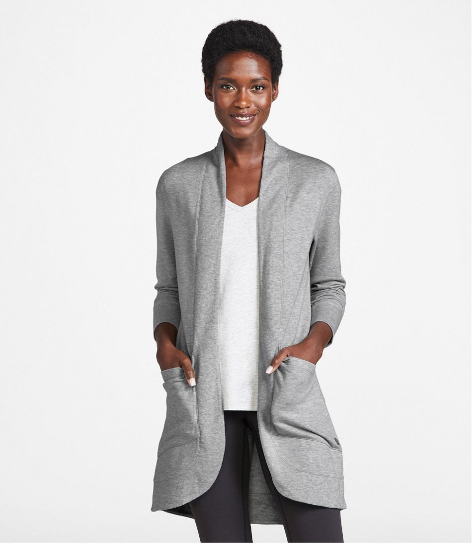 Women's SoftFlex Long Open Cardigan - Image 2