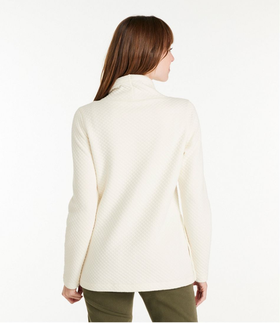 Women's SoftLight Quilted Top, Funnelneck Pullover - Image 3