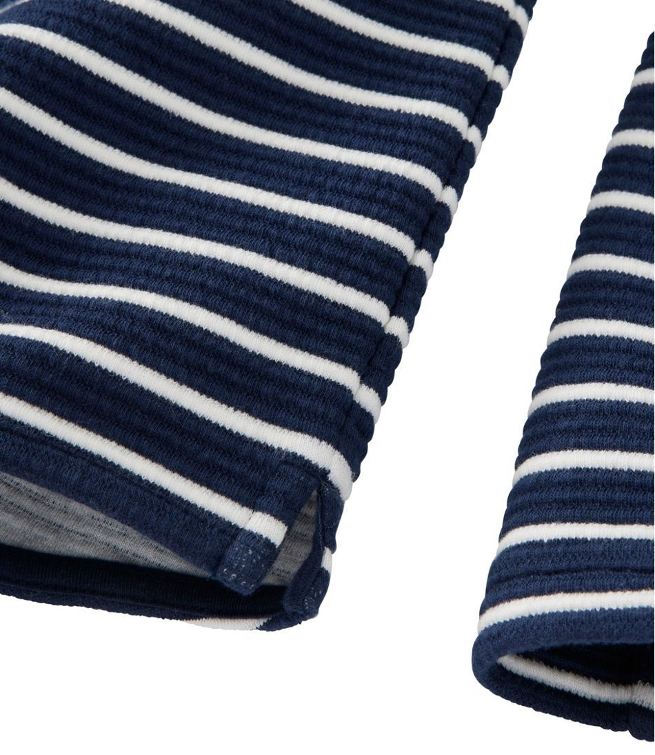 Women's Lakewashed Double-Knit Quarter-Snap, Stripe - Image 5