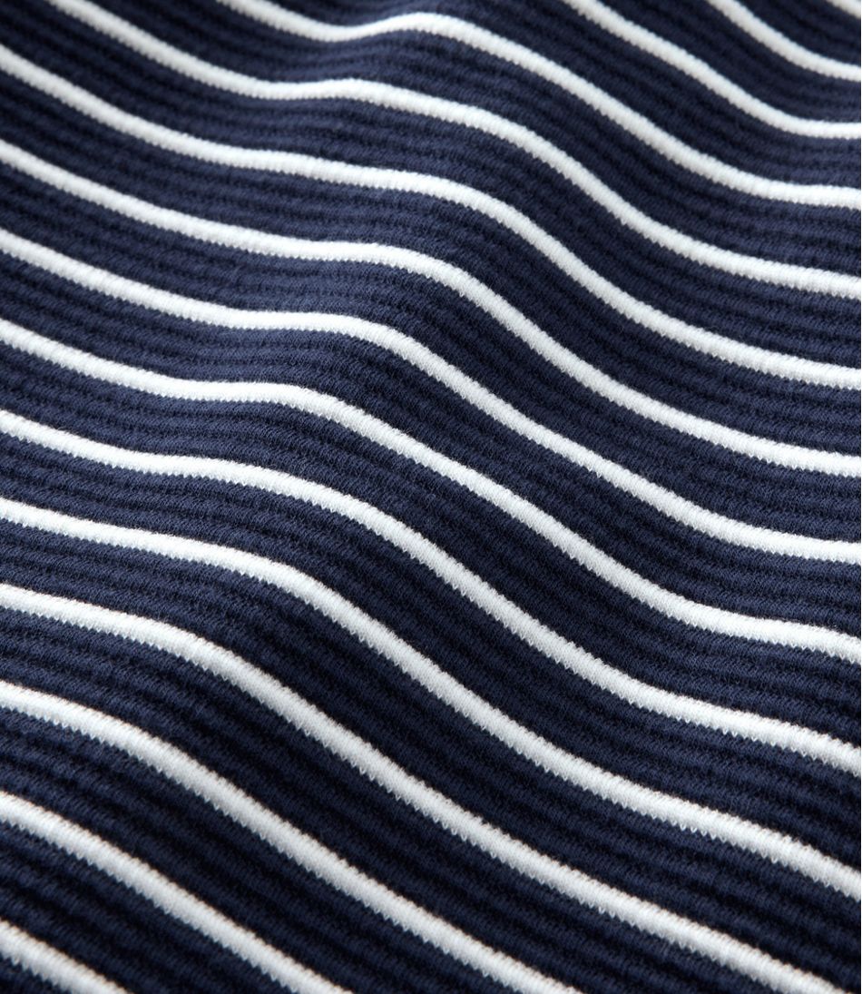 Women's Lakewashed Double-Knit Quarter-Snap, Stripe - Image 6