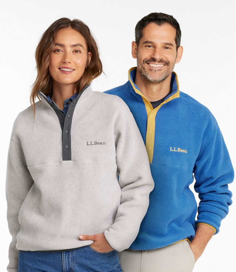 Adults' Bean's Classic Fleece Pullover - Image 2