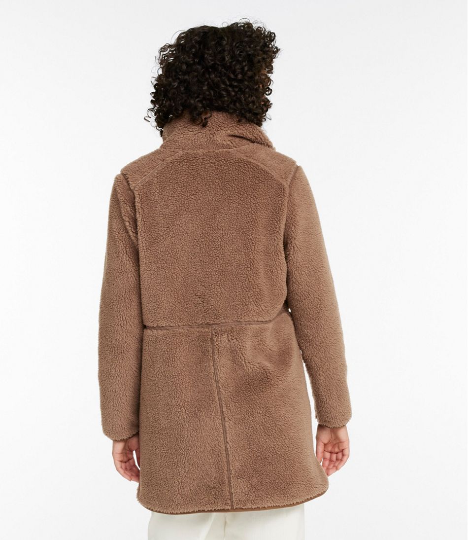 Women's Bean's Sherpa Fleece Coat - Image 3