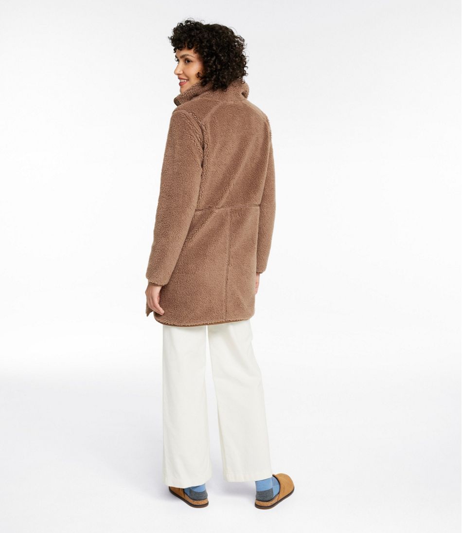 Women's Bean's Sherpa Fleece Coat - Image 5