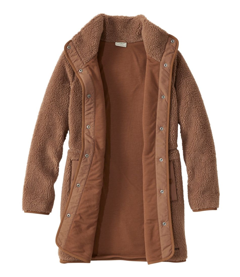 Women's Bean's Sherpa Fleece Coat - Image 6