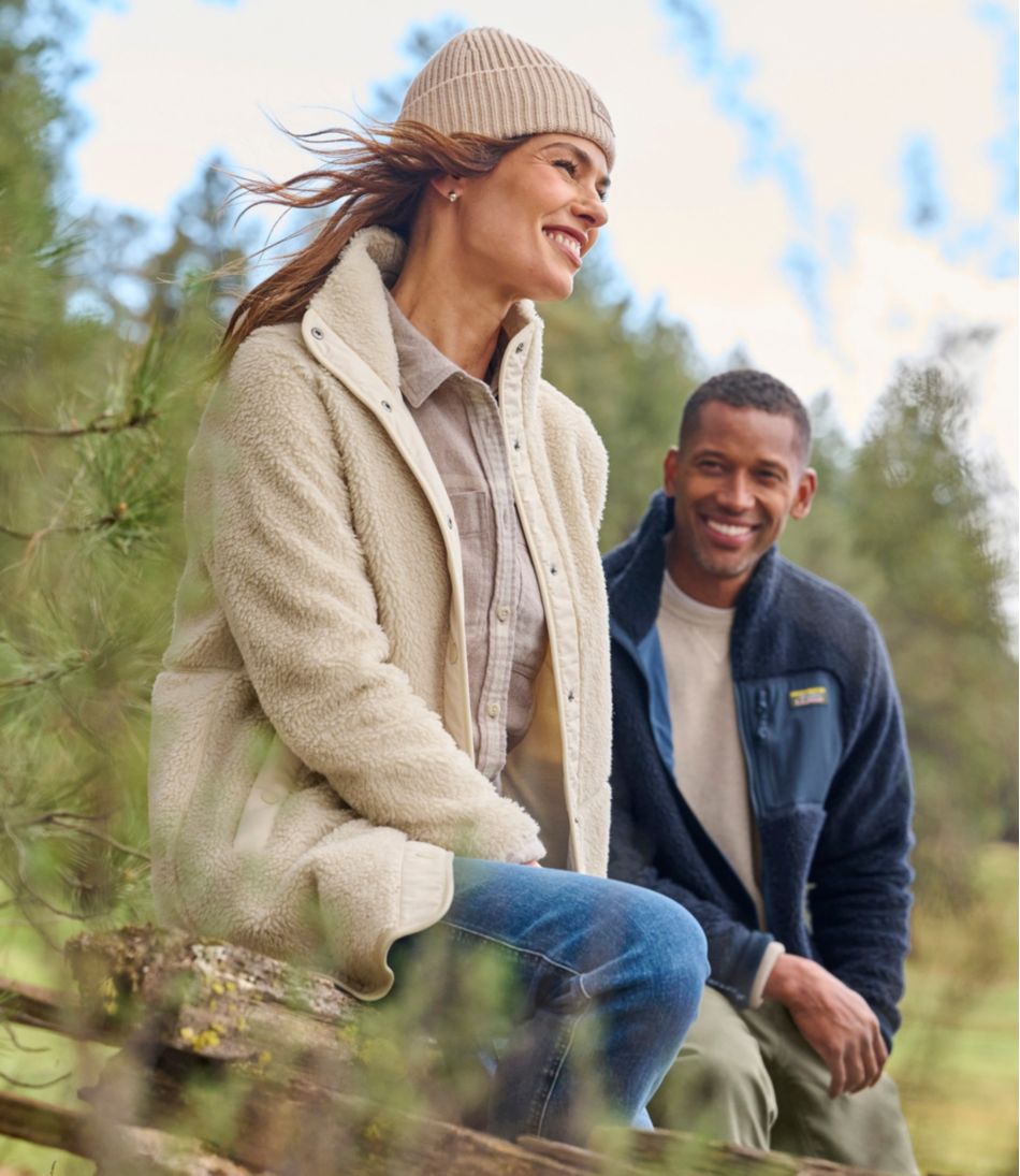 Women's Bean's Sherpa Fleece Coat - Image 9