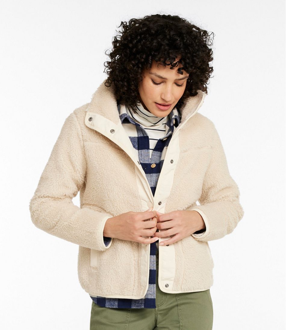 Women's Bean's Sherpa Fleece Jacket - Image 2