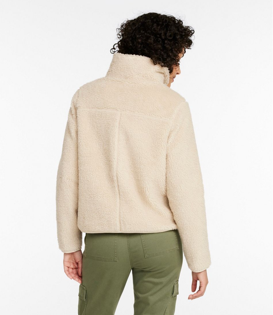 Women's Bean's Sherpa Fleece Jacket - Image 3