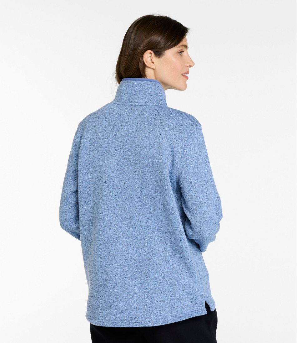 Women's L.L.Bean Sweater Fleece Half-Zip Pullover - Image 3