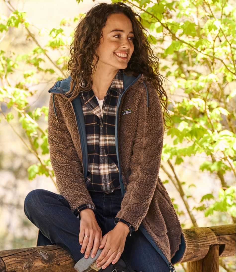Women's Mountain Pile Fleece Coat - Image 10