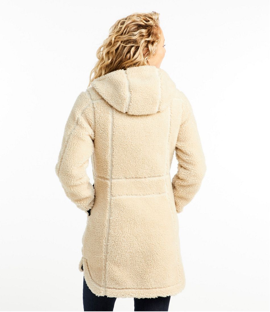 Women's Mountain Pile Fleece Coat - Image 3
