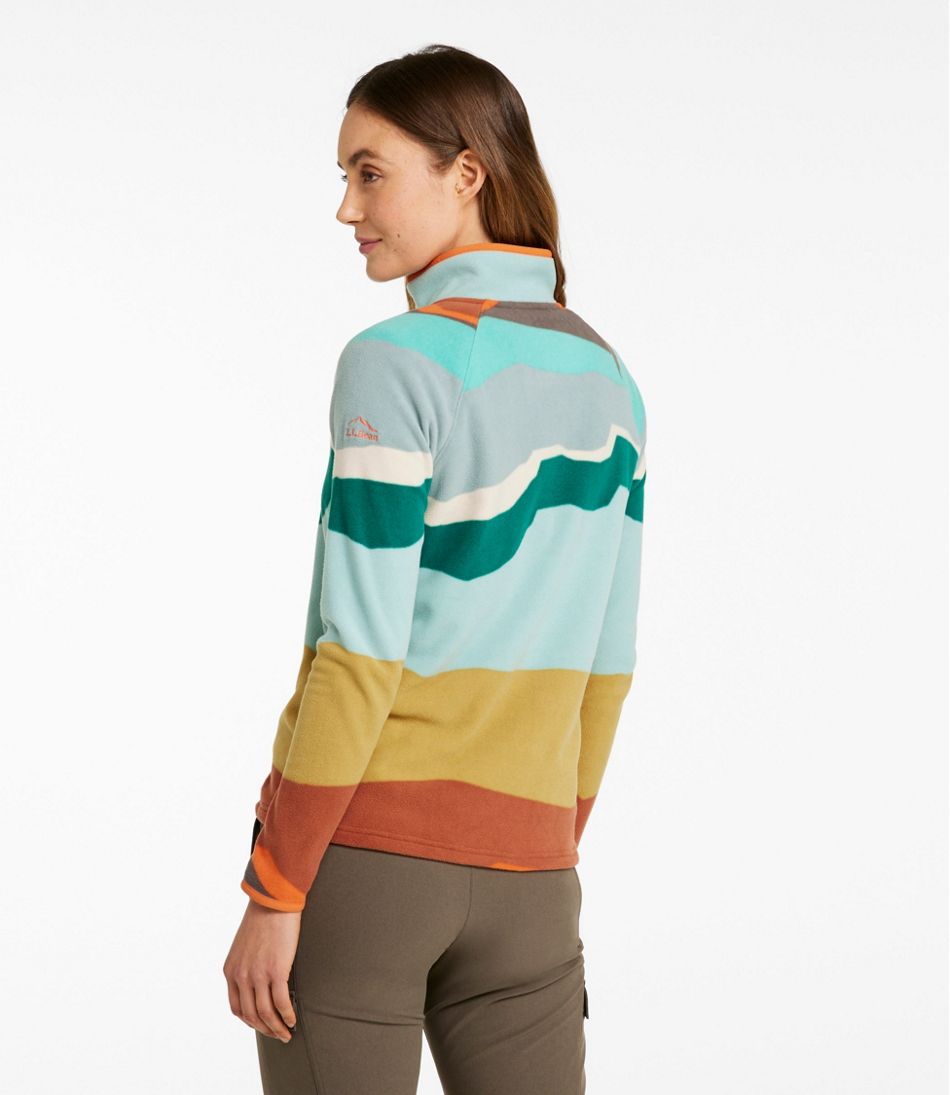 Women's All Season Access Fleece Pullover, Print - Image 3