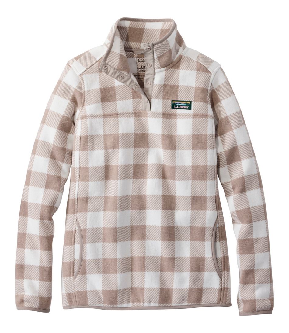 Women's L.L.Bean Sweater Fleece Pullover, Print