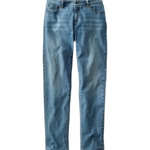 Women's Signature Organic Denim Boyfriend Jeans, Low-Rise Straight-Leg
