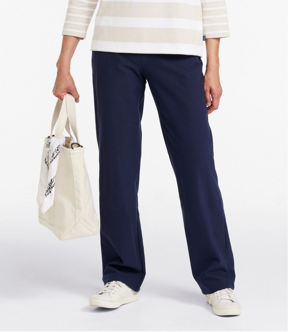 Women's Perfect Fit Pants, Fleece-Backed Straight-Leg - Image 2